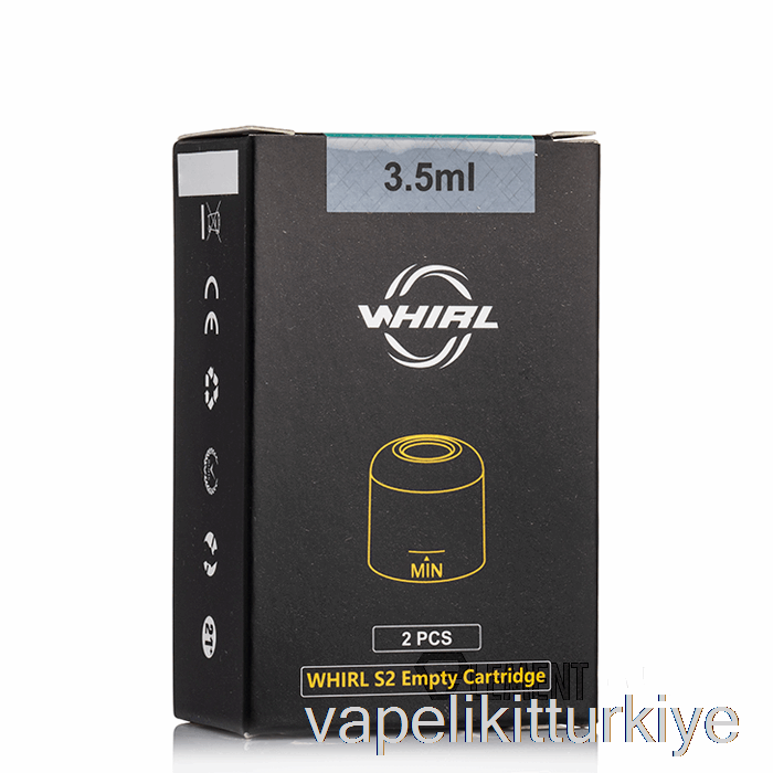 Vape Likit Uwell Whirl S2 Yedek Kapsüller 3.5ml Doldurulabilir Kapsül